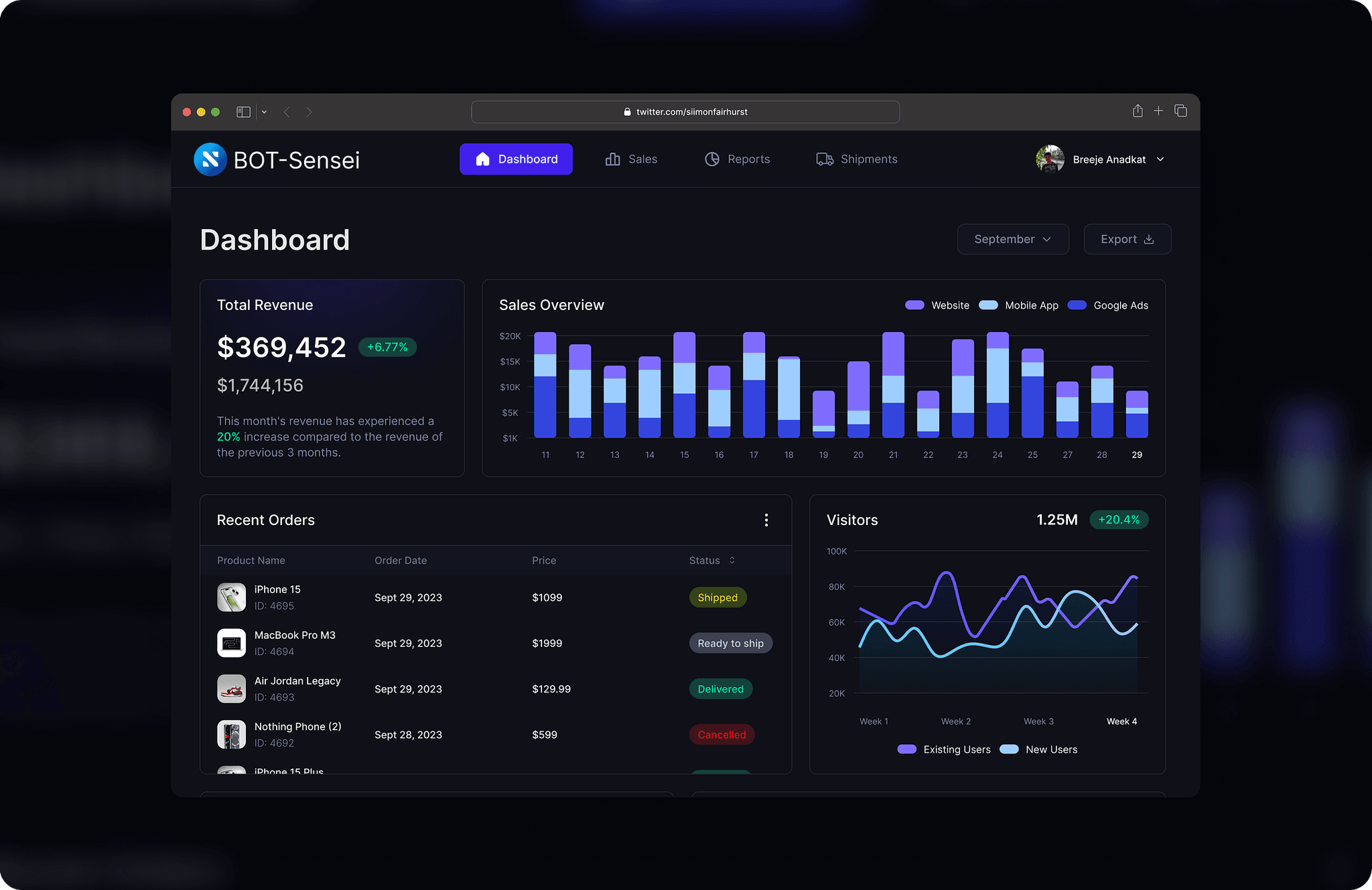 Carbon Dashboard
